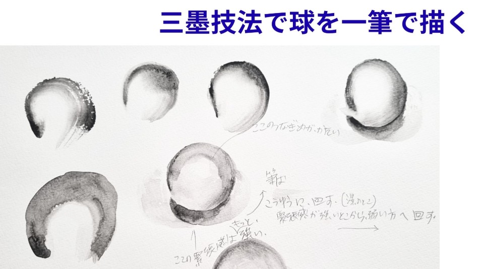 水彩　明暗