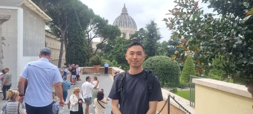 バチカン美術館の中庭