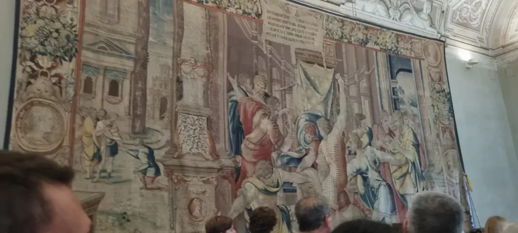 バチカン美術館のタペストリーのギャラリー