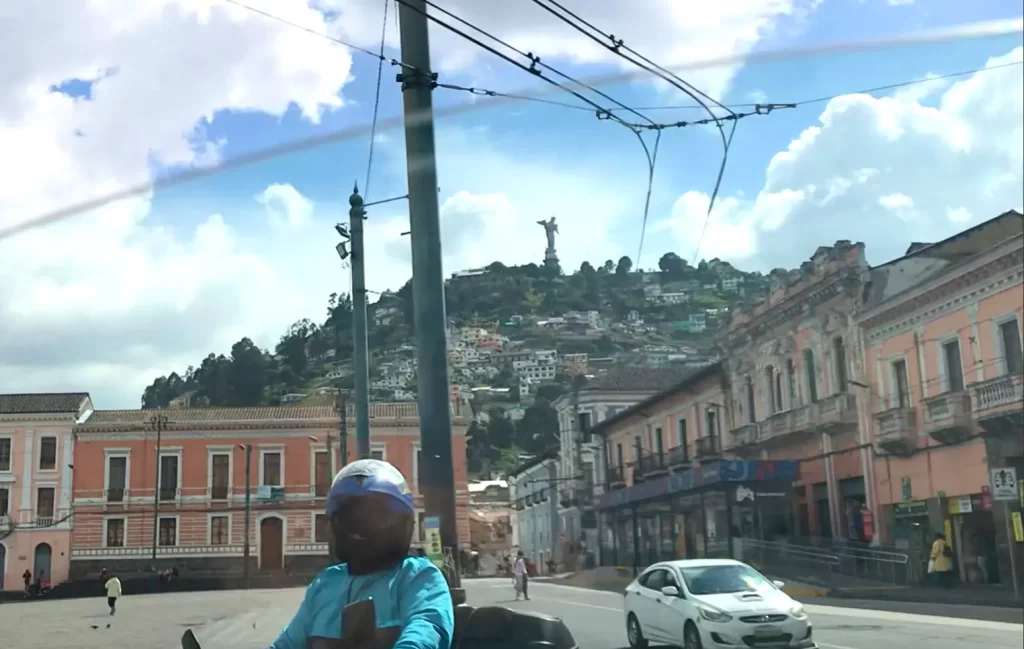 エクアドルのキトの街並み