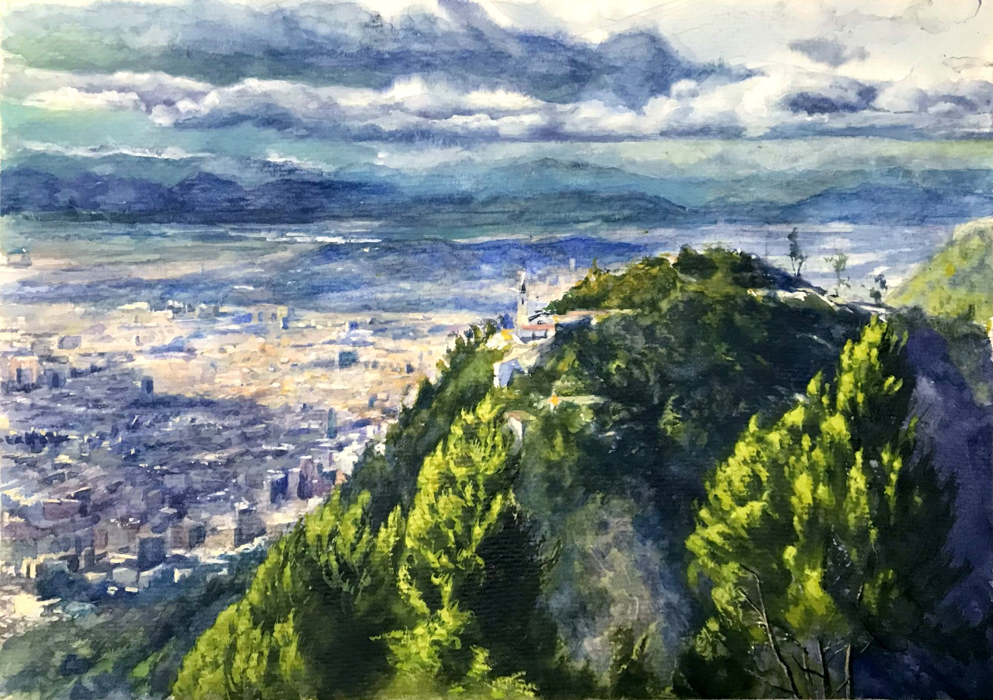 hisagemmaの描いたコロンビアの首都のボゴタ
