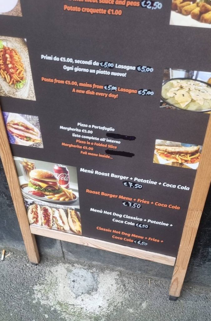 ジェノバのハンバーガー