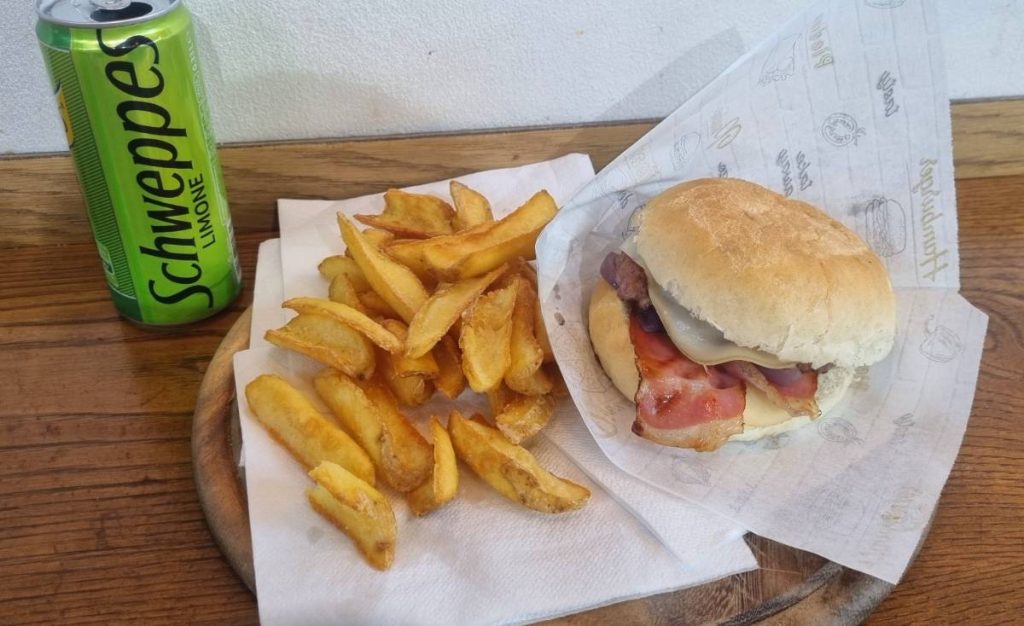 ジェノバのハンバーガー