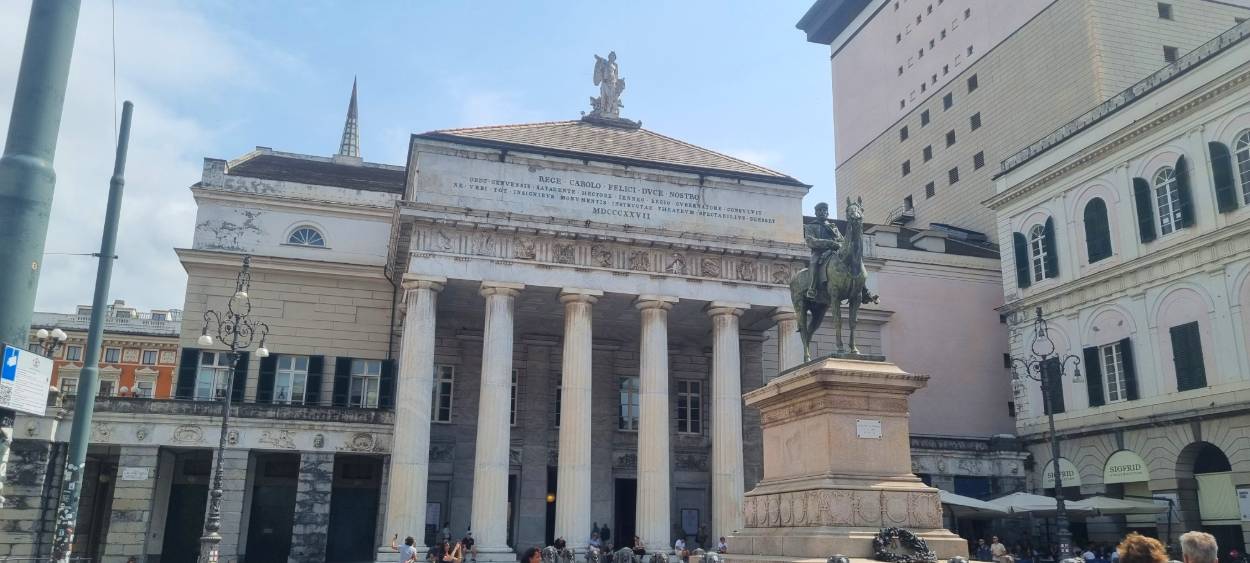 イタリアのジェノヴァの街