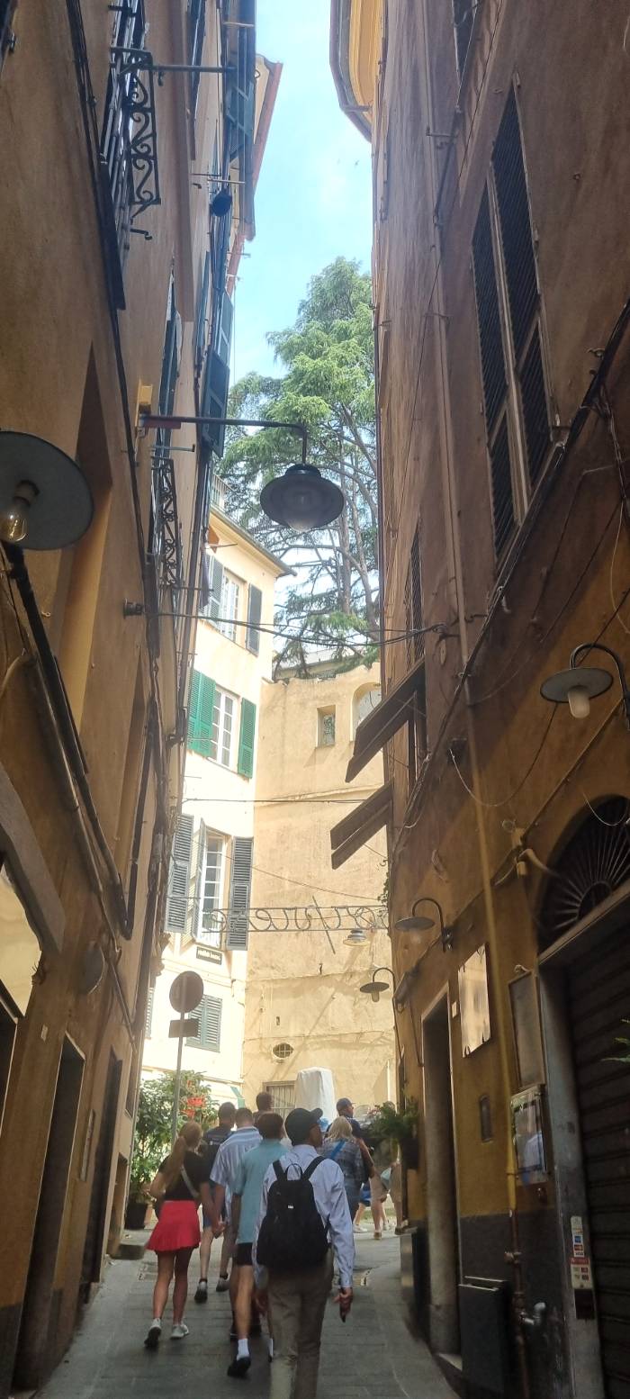 イタリアのジェノヴァの街